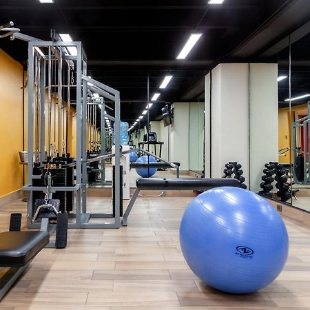 La Joya Pachuca Hotel Exterior photo The gym at the hotel