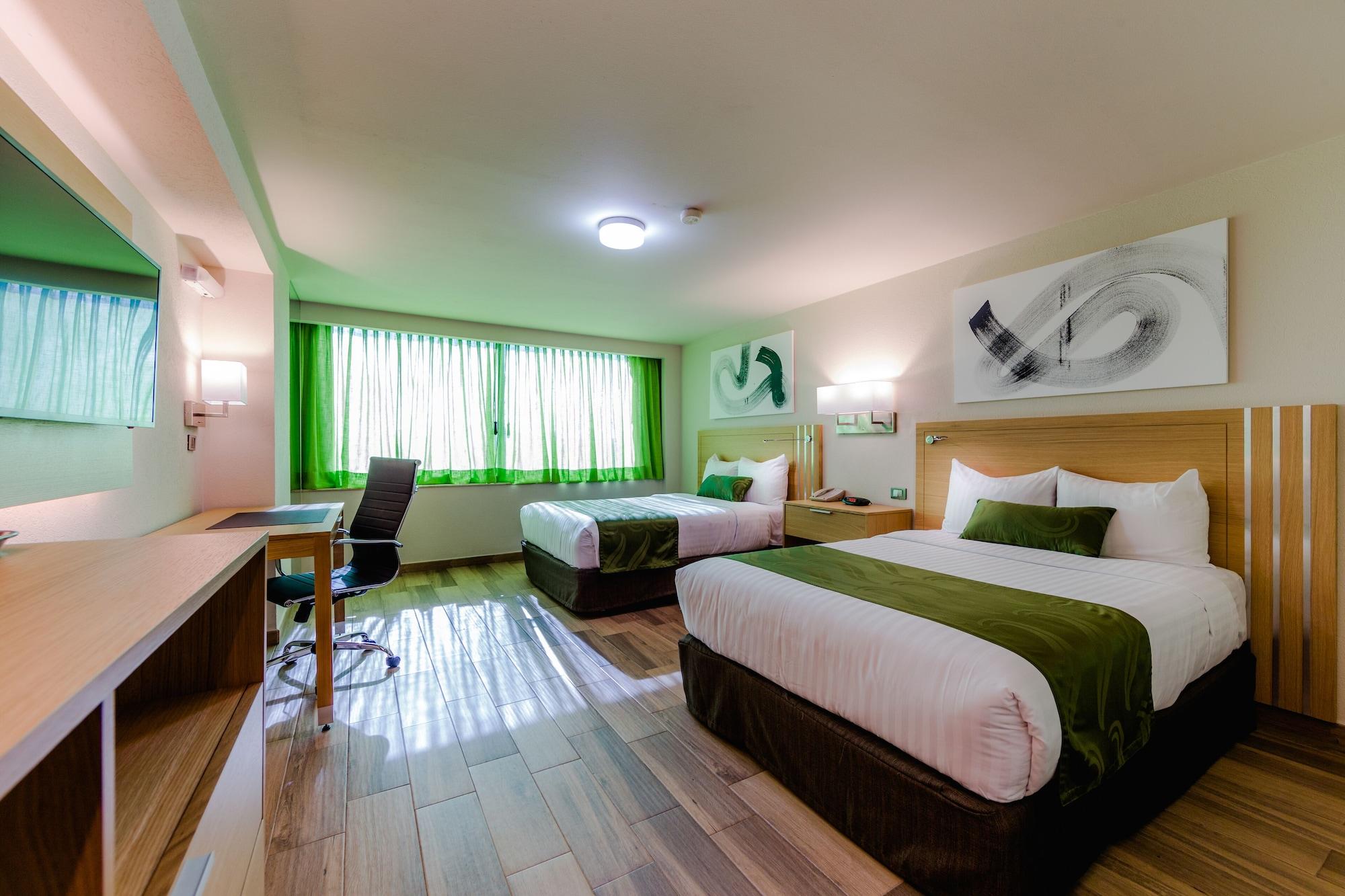 La Joya Pachuca Hotel Exterior photo A typical room at the hotel